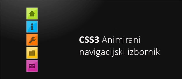 CSS3-animirani-navigacijski-izbornik CSS3 animirani navigacijski izbornik
